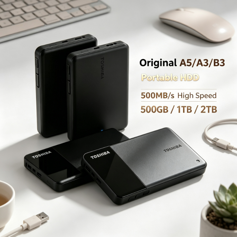 Laptop External Accessories - [Brand+] A5 A3 T0 External Hard