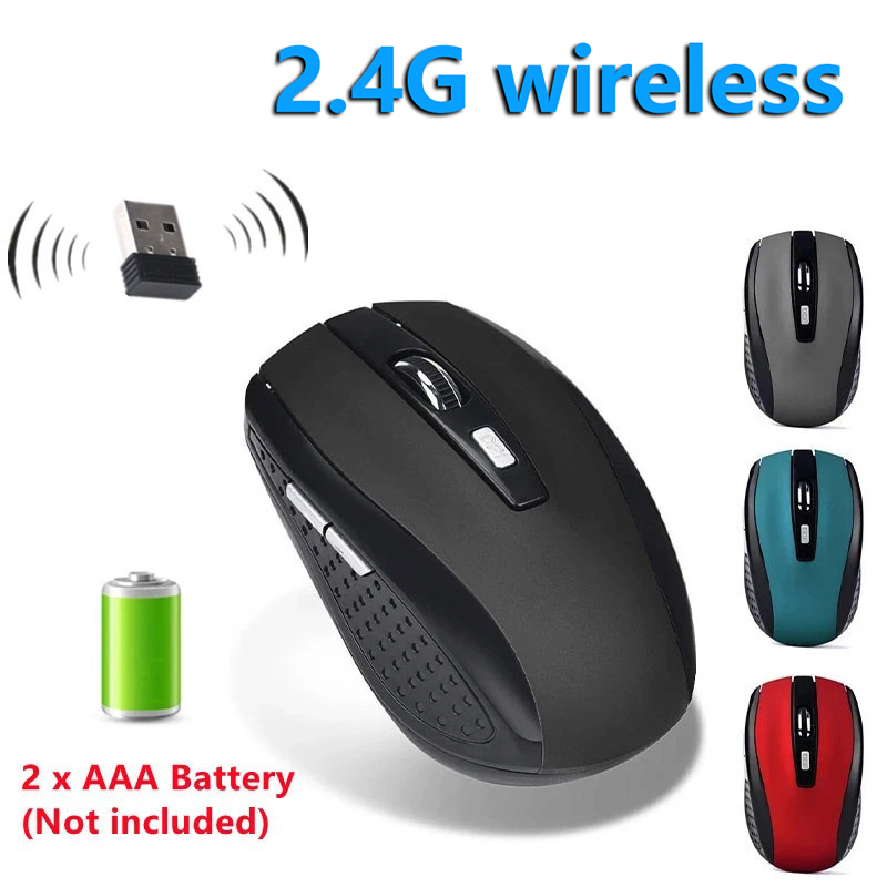 Laptop External Accessories - 2.4G Wireless Mouse Portable Ergonomics Mouse