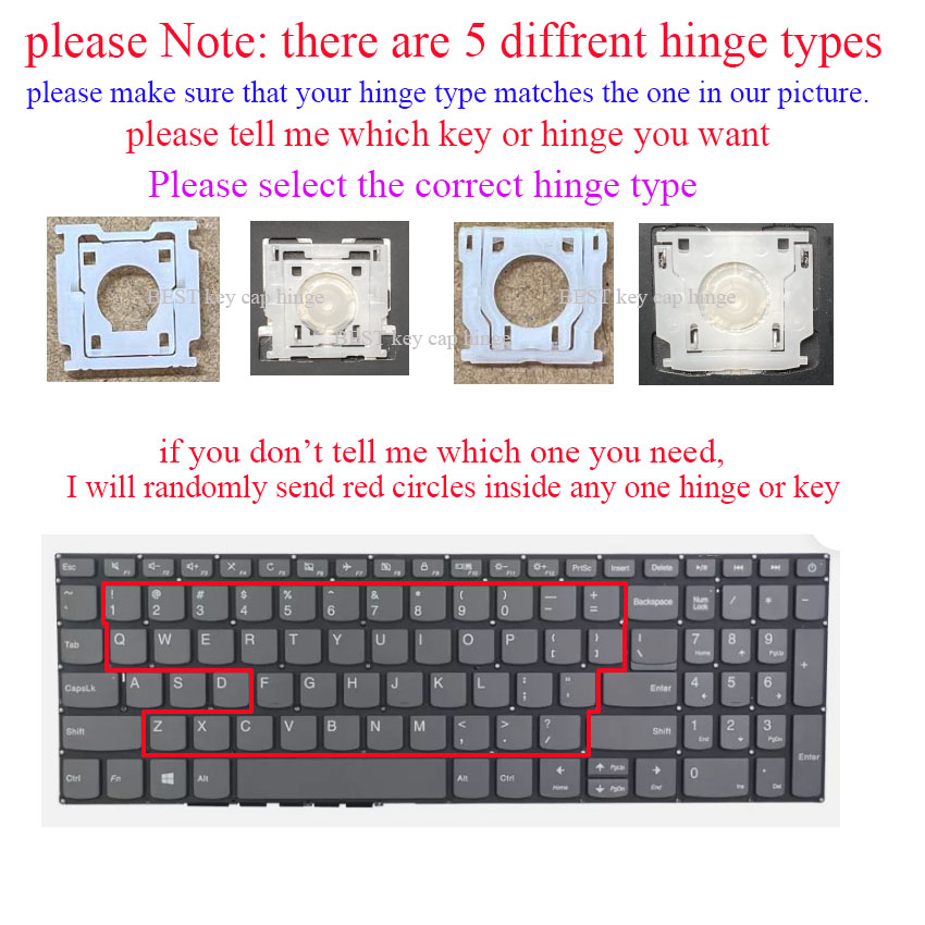 Key cap hinges Clip For Lenovo - Laptop Accessories Hp ulasan dan harga
