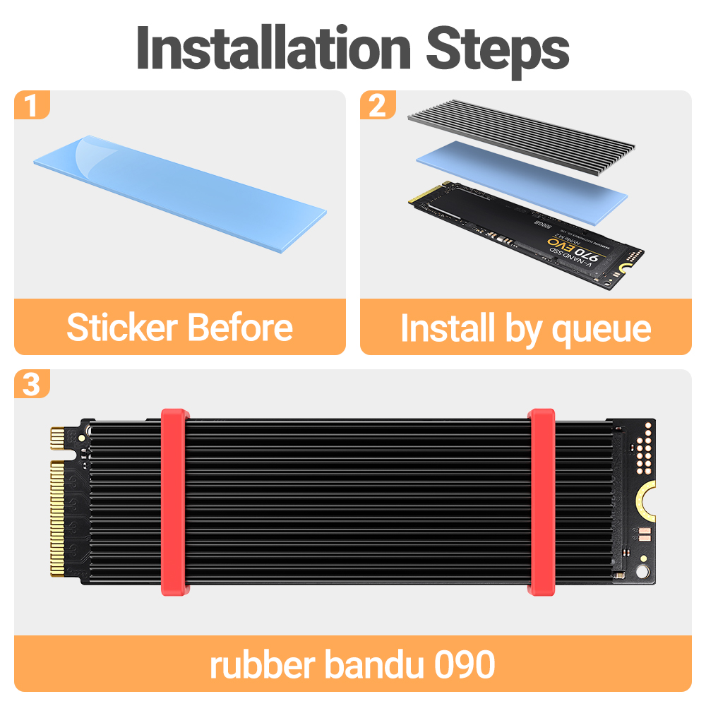 JEYI M.2 SSD Heatsink, Aluminu - External Nvme Ssd ulasan dan harga