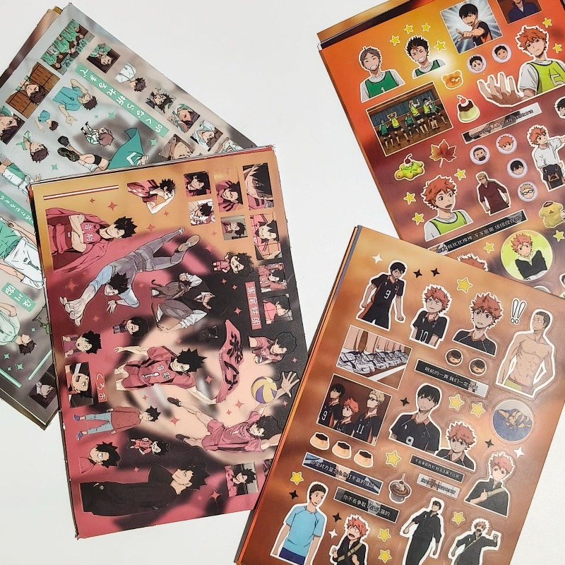 8pcs/set Haikyuu Anime Periphe - Laptop Accessories Kit ulasan dan harga