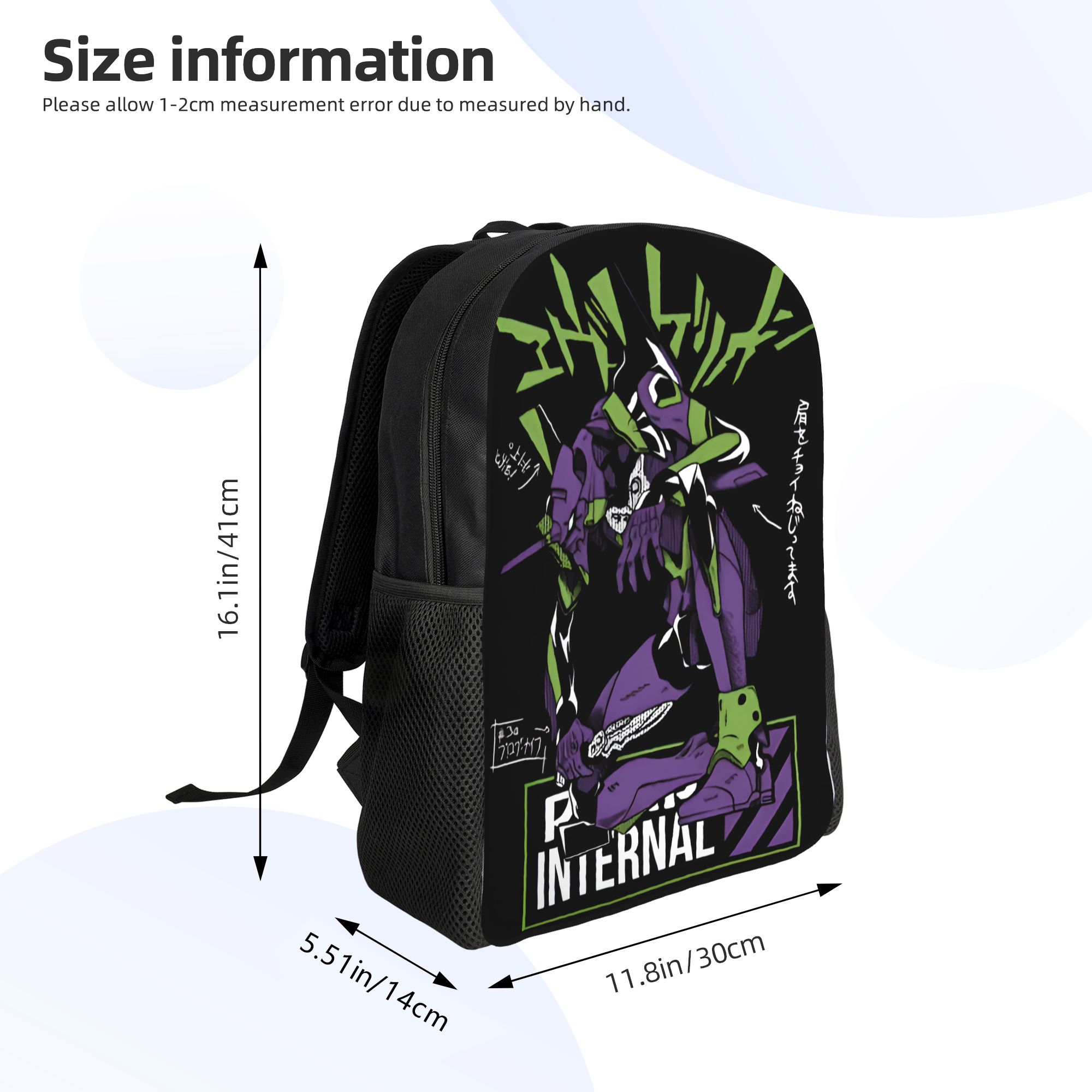 3D Printing E-Evangelions Back - Laptop Accessories Bag For Men ulasan dan harga