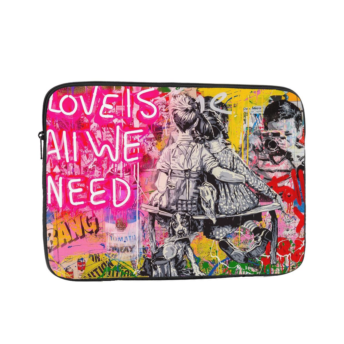 Laptop Liner Sleeve Banksy 12  - Laptop Sleeve Neoprene ulasan dan harga