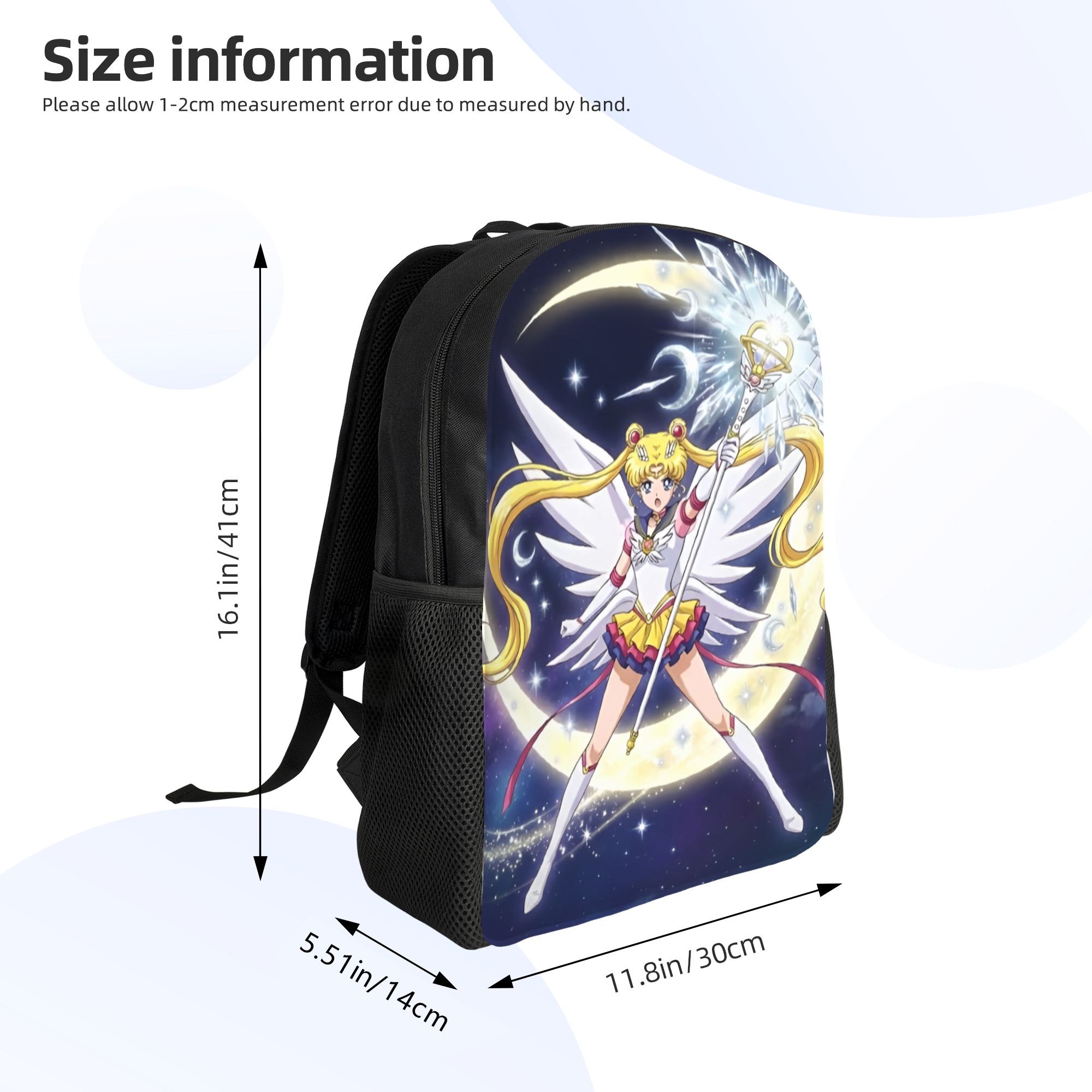Custom S-Sailors Moons Backpac - Laptop Accessories Bag For Men ulasan dan harga