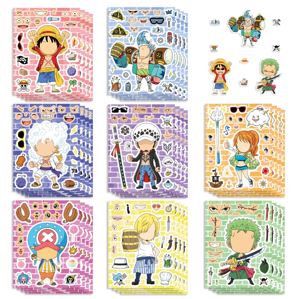 8/16/24Sheets One Piece Luffy  - Laptop Accessories Kit ulasan dan harga