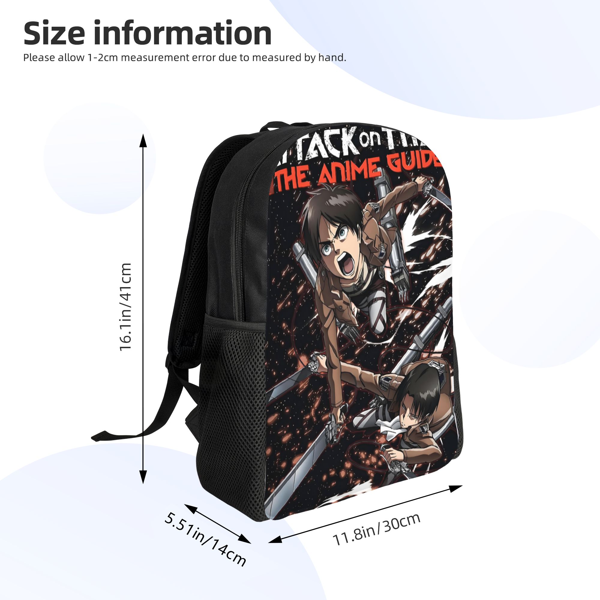 Attacks on Titans Travel Backp - Laptop Accessories Bag For Men ulasan dan harga