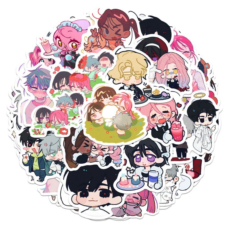 80Pcs/set Cartoon Anime Alien  - Laptop Accessories To Gift ulasan dan harga