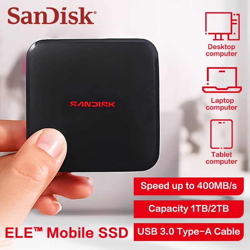SanDisk ELE Mini Portable SSD  - Laptop External Accessories ulasan dan harga
