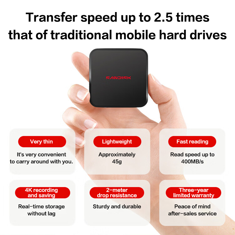 SanDisk ELE Mini Portable SSD  - Laptop External Accessories ulasan dan harga