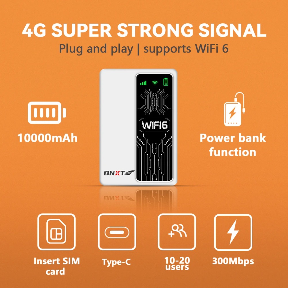 M20 4G LTE WiFi6 Router 300Mbp - Laptop External Accessories ulasan dan harga