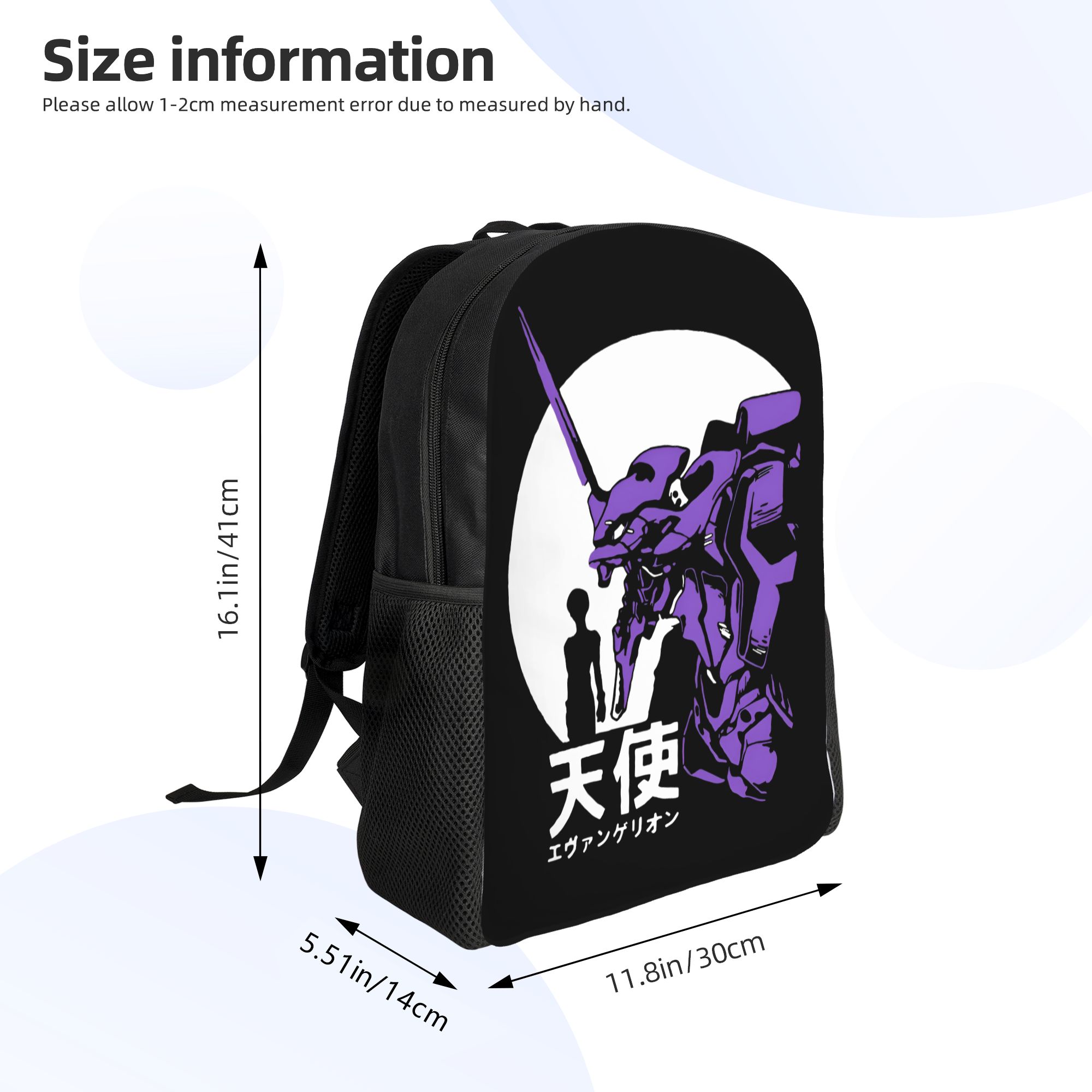3D Print E-Evangelions Backpac - Laptop Accessories Bag For Men ulasan dan harga