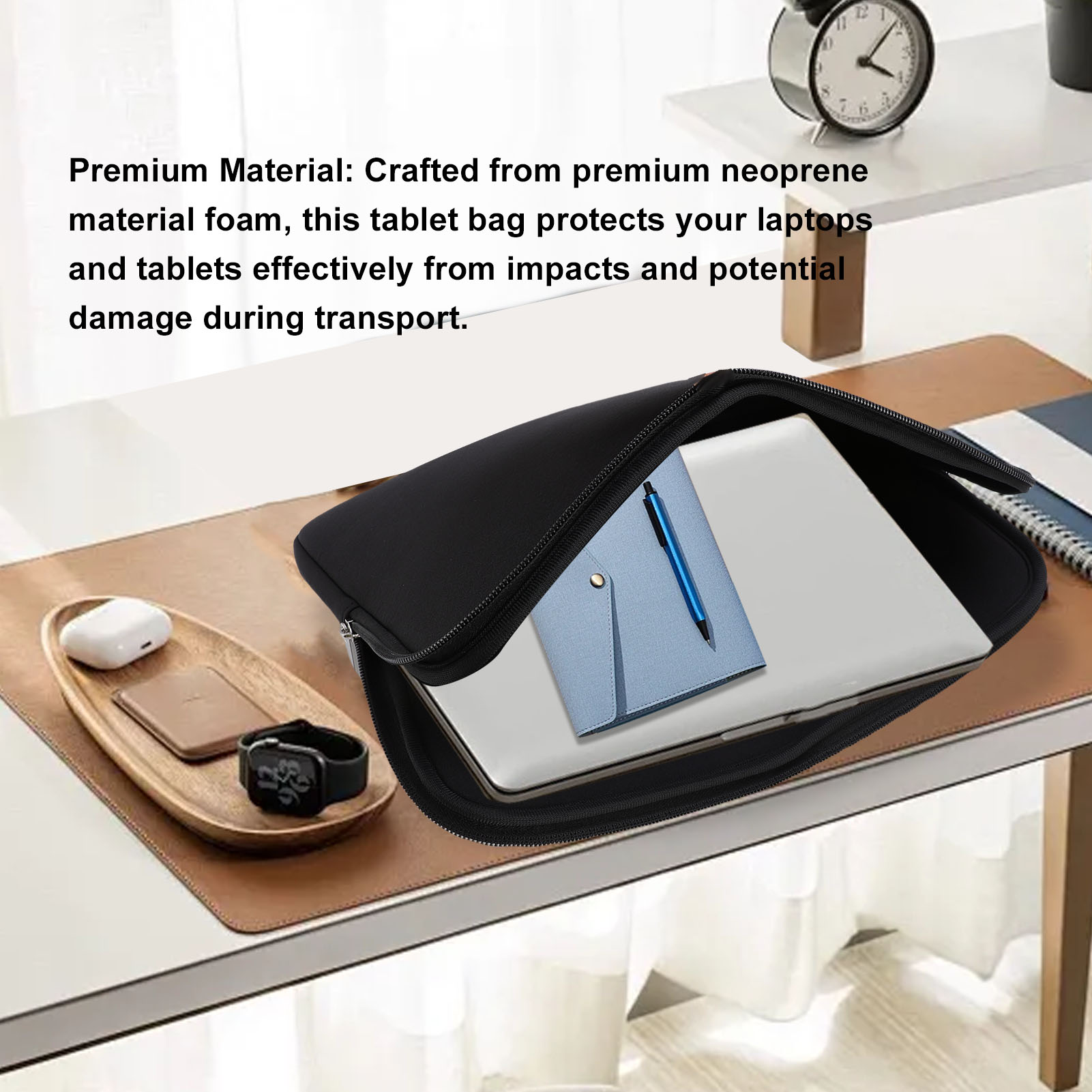 Tablet Bag Black Water Proof N - Laptop Sleeve Neoprene ulasan dan harga