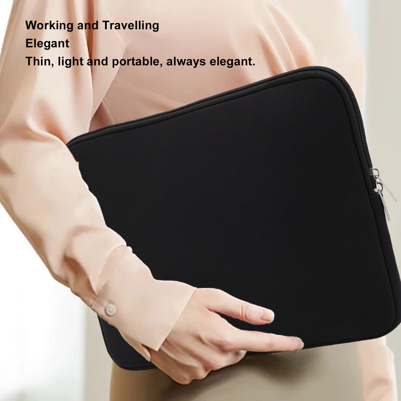 Tablet Bag Black Water Proof N - Laptop Sleeve Neoprene ulasan dan harga