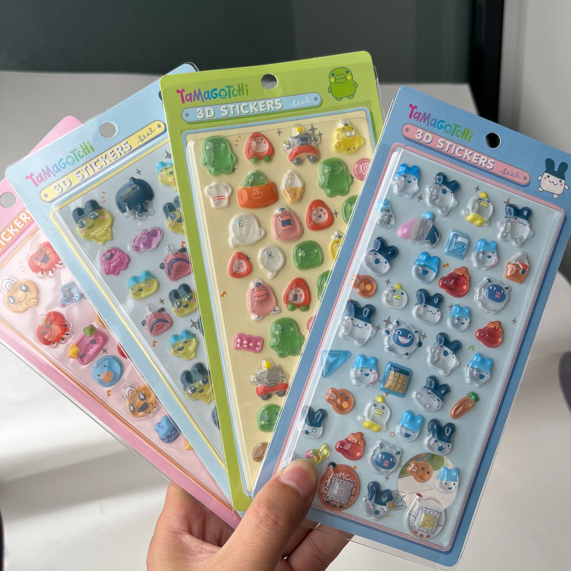Cute Tamagotchi 3D Puffy Stick - Laptop Accessories To Gift ulasan dan harga