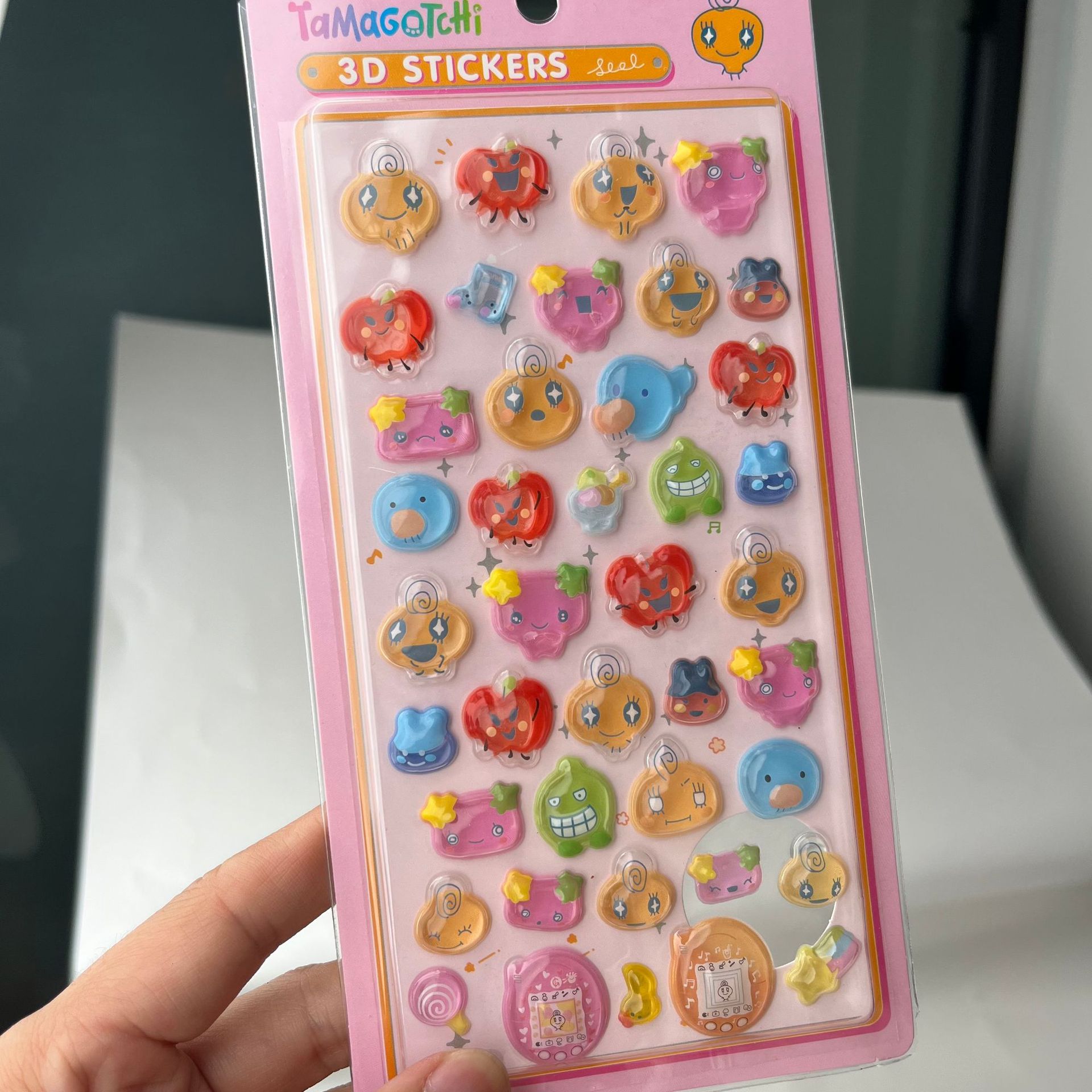 Cute Tamagotchi 3D Puffy Stick - Laptop Accessories To Gift ulasan dan harga