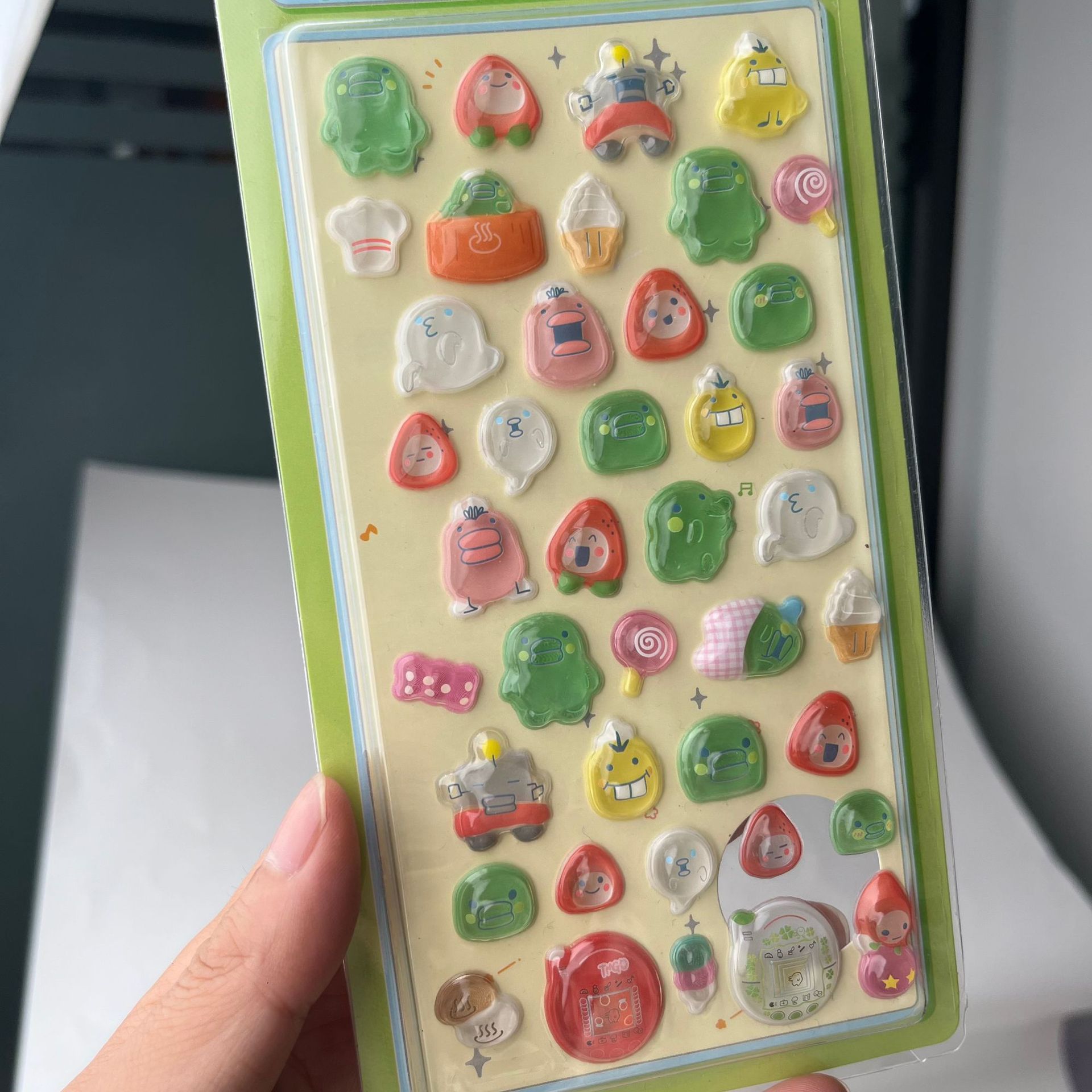 Cute Tamagotchi 3D Puffy Stick - Laptop Accessories To Gift ulasan dan harga