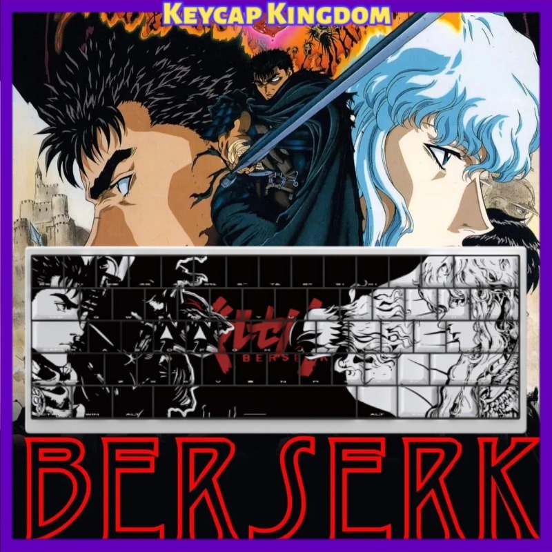 BERSERK Theme Anime Keycap 98  - Laptop Accessories To Gift ulasan dan harga