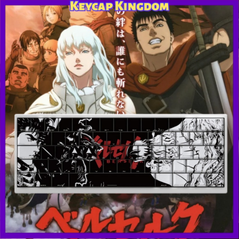 BERSERK Theme Anime Keycap 98  - Laptop Accessories To Gift ulasan dan harga