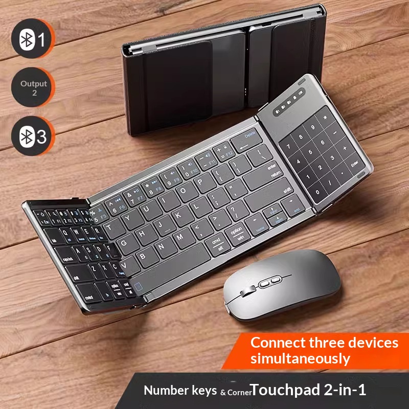 Mengzu Tri Fold Wireless Bluet - Laptop External Accessories ulasan dan harga