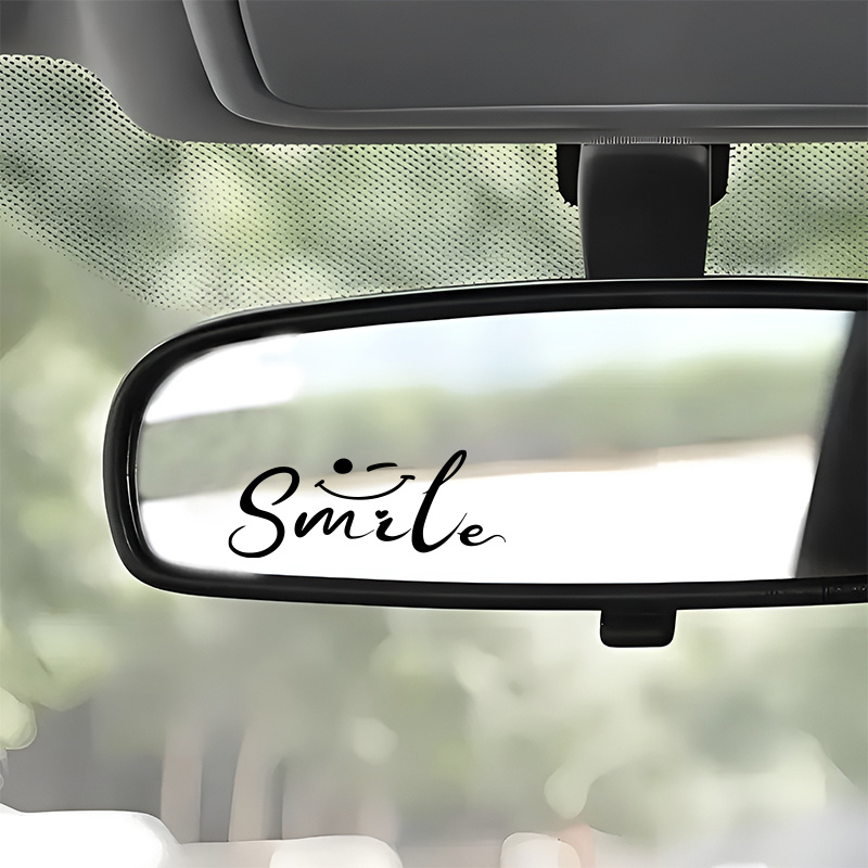 Smiley Face Mirror Sticker Glo - Laptop Accessories To Gift ulasan dan harga