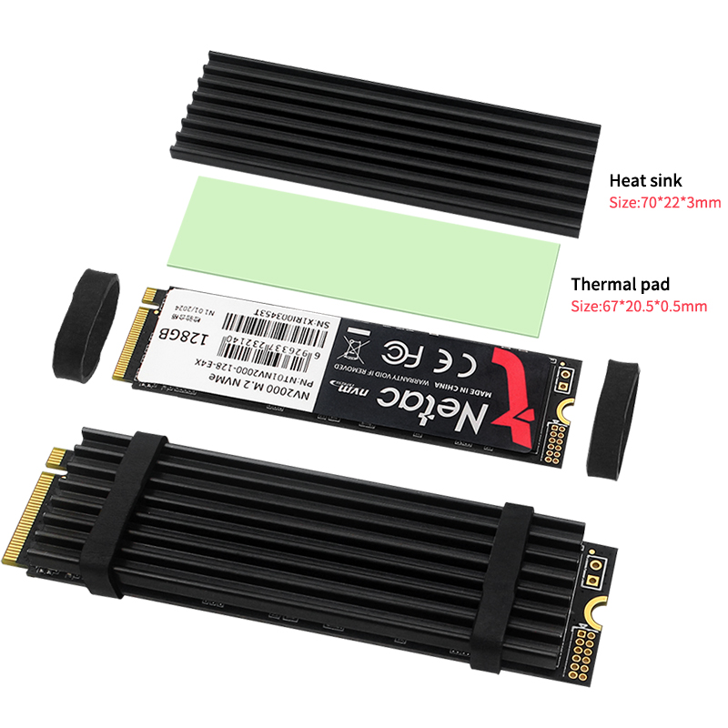 M.2 SSD Heatsink Aluminum Radi - External Nvme Ssd ulasan dan harga